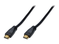 ASSMANN HDMI High Speed - HDMI-kabel - HDMI han til HDMI han - 10 m - dobbelt afskærmet - sort