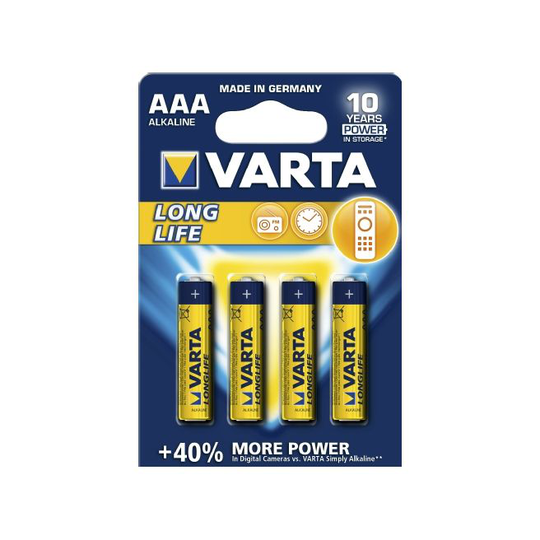 Varta Longlife - AAA - 4pk.