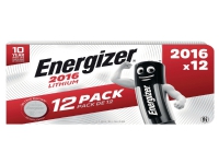 Batterier Energizer® Miniature CR2016, pakke a 12 stk.