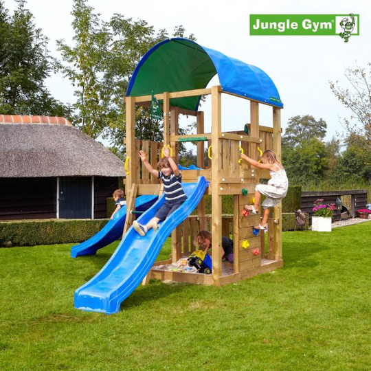 Jungle Gym Farm legetårn komplet ekskl. rutschebane - 804-272B