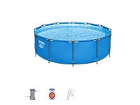 Bestway Steel Pro 56418, 9150 L, Indrammet pool, Stige, 39,6 kg