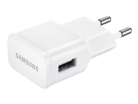 Samsung EP-TA20EWEU - Strøm adapter - AC / USB - 2000 mA (USB (power only)) - hvid