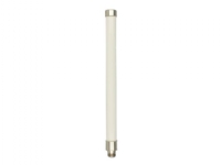 Delock WLAN - Antenne - Wi-Fi - 8 dBi - omni-directional - udendørs, stangmontering - hvid