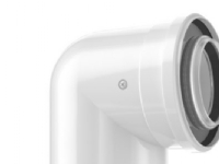Bosch DN80/125 - 87° bøjning - Balanceret aftræk