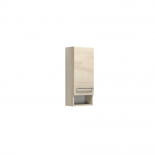 Scanbad MULTO Overskab m/1 låge 70,4x30x18 cm Hvid elm