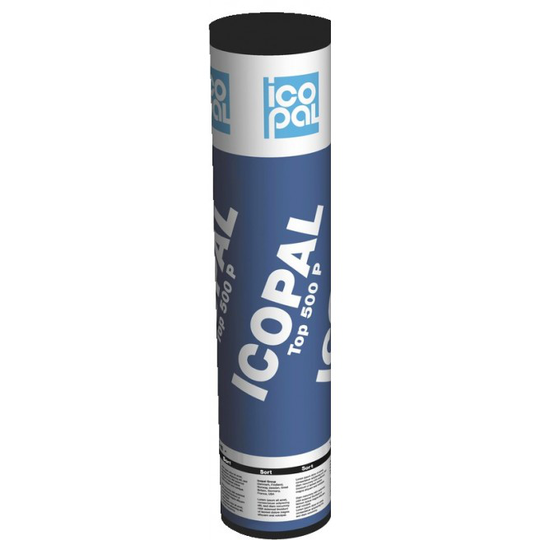 Icopal Top Tagpap 500 P Sort 1 x 5 m