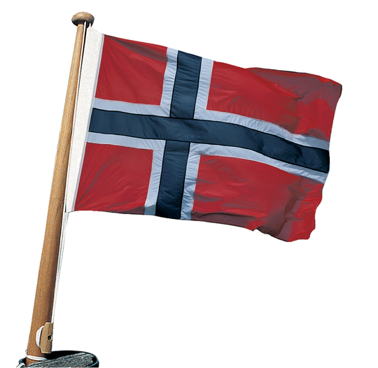 Bådflag, bomuld no, 50x36cm