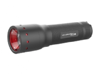 Led Lenser P7R, Hånd lommelygte, Sort, Dreje, IPX4, Opladning, CE, RoHS