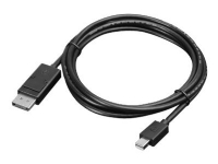 Lenovo - DisplayPort kabel - Mini DisplayPort (han) til DisplayPort (han) - 2 m - for ThinkPad L470 L570 P51 T470 W550 ThinkStation P330 Gen 2
