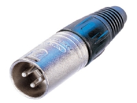 Neutrik NTR-NC3MX, XLR, Sort, Sølv, Messing, Nikkel, Polyamid, Polyoxymethylen (POM), Polyurethan, Zink stål, UL, UL 94 HB, IEC 61076-2-103, IP 40, I