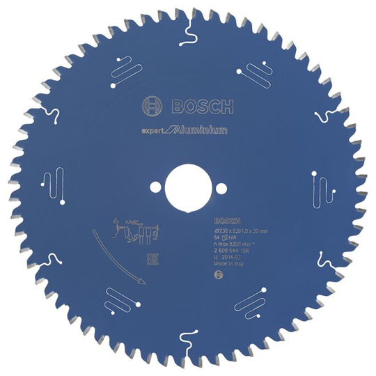Bosch Rundsavsklinge 230x30x2.8mm 64t Exp Alu - 2608644106