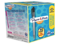 Kuglepen Papermate Inkjoy 100, sort, æske a 80+20 stk.