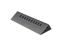 LogiLink UA0229, USB 3.2 Gen 1 (3.1 Gen 1) Micro-B, USB 3.2 Gen 1 (3.1 Gen 1) Type-A, 5000 Mbit/s, Aluminium, Sort, Aktivitet, 5 V