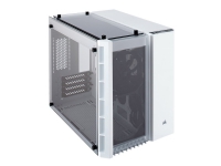 CORSAIR Crystal Series 280X - Tower - micro-ATX - sidepanel med vindue (hærdet glas) - ingen strømforsyning (ATX) - hvid - USB/Lyd