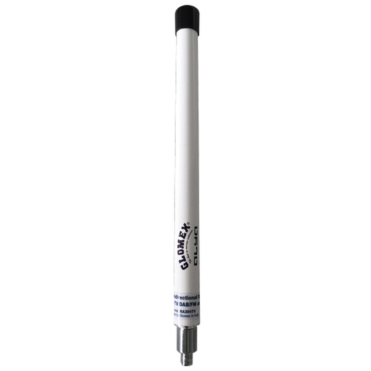 Glomex ALYA TV/FM/DAB 25 cm antenne m/ kabel & connector