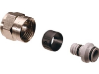 MLC komp.kobling 16mm -1/2 - forkromet messing UPONOR Eurokonus