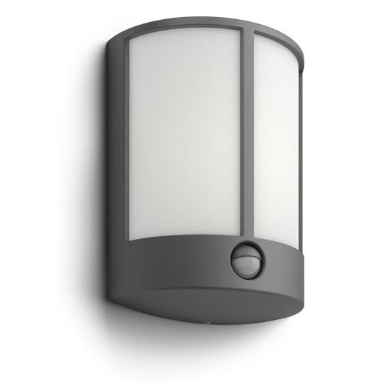 Philips Stock Ir Væg Lanterne, antracit 1x6w