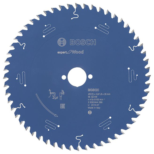Bosch Rundsavsklinge 235x30x2.8mm 56t Exp Wood - 2608644066