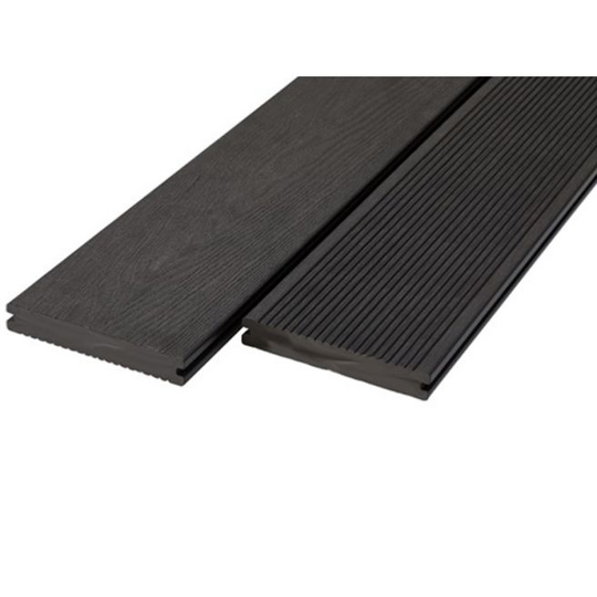 Wimex WPC Glyngøre Superb - Komposit terrassebrædder 22 x 140 x 3600 Shield massiv Black