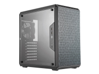Cooler Master MasterBox Q500L - Tower - ATX - sidepanel med vindue (akryllisk) - ingen strømforsyning (ATX / PS/2) - sort - USB/Lyd