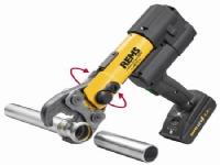 REMS Akku-Press 22 V ACC Elektrohydraulisk akku-radialpresse med automatisk tilbageløb. Leveres med 1 batteri og lader