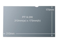 3M PF14.0W - Notebook privacy-filter - 14 - for ThinkPad E14 Gen 4 L14 Gen 2 L14 Gen 3 P14s Gen 2 T14 Gen 2 T14s Gen 2