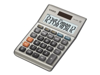 Casio MS-120BM - Skrivebords-regnemaskine - 12 cifre - solpanel, batteri