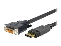 VivoLink Pro - DisplayPort kabel - DisplayPort (han) til DVI-D (han) - 7.5 m - haspet, tommelskruer