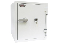 Phoenix Safe Co. FS1282K, Fritstående pengeskab, Hvid, Nøgle, 25 L, Stål, Gulv