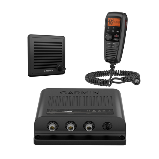 Garmin vhf 315i fastmontert maritim radio med håndsett