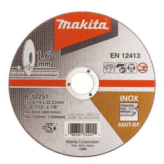 Makita Skæreskive 150x1.6x22.23 (En) - B-12251
