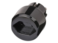 brennenstuhl Travel Adapter - Stikadapter - sort