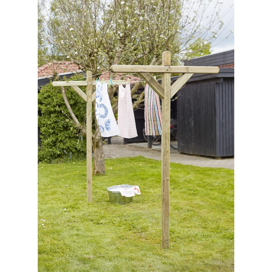 Plus Tørrestativ trykimprægneret nåletræ 70x70x2700mm 18422-1