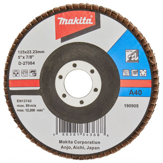 Makita Slibeskive 125/k40 - D-27084