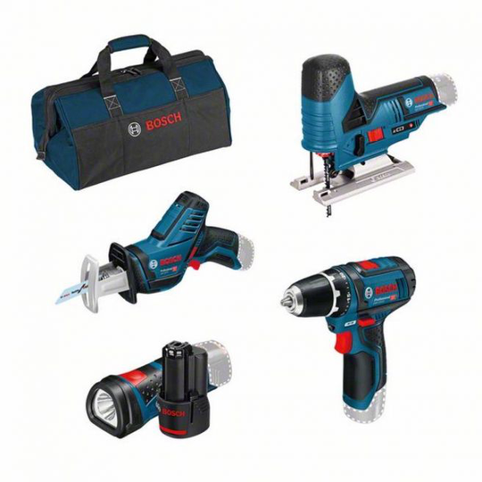 Bosch Akkusæt 12V Gsr-gsa-gst-gli 2x2ah Bag - 0615990M06