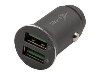 i-Tec - Bilstrømsadapter - 36 Watt - 3 A - QC 3.0 - 2 output-stikforbindelser (2 x USB)
