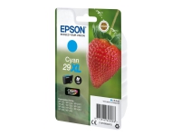 Epson 29XL - 6.4 ml - XL - cyan - original - blister med RF/akustisk alarm - blækpatron - for Expression Home XP-235, 245, 247, 255, 332, 335, 342, 3
