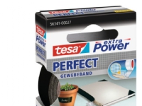 Tesa extra Power Perfect - Stoftape - 19 mm x 2.75 m - sort
