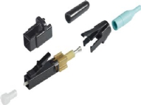LAURITZ KNUDSEN Fiberkonnektor Actassi® LC 50/125 OM3/OM4 multimode simplex, pre-poleret