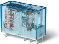 FINDER Printrelæ 16A, 1CO, 24VDC spole. 5 mm. benafstand. kontaktmateriale. AgCdO