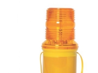 Blinklampe microlite 6V - Anvender 1 stk 6V batteri (medfølger ikke)