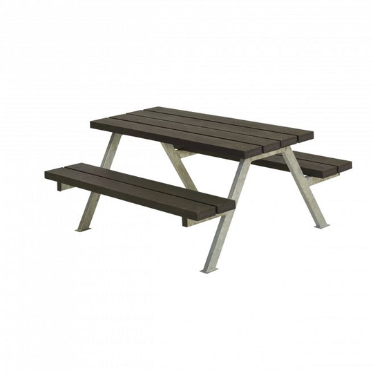Plus Alpha Junior Bord/Bænkesæt - 118 cm - Genbrugsplast