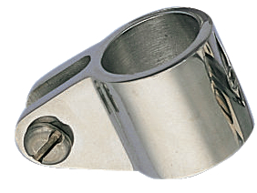 Rørfæste sprayhood rustfrit 25 mm.