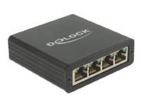 Delock Adapter USB 3.0 > 4 x Gigabit LAN - Netværksadapter - USB 3.0 - Gigabit Ethernet x 4