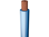 Monteringsledning, halogenfri 1X2,5 mm² H07Z-K lyseblå 450/750V spole, ledningsdiameter 4,1 mm - (100 meter)