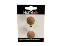 Home>it® træknop Ø25 mm egetræ natur 2-pak