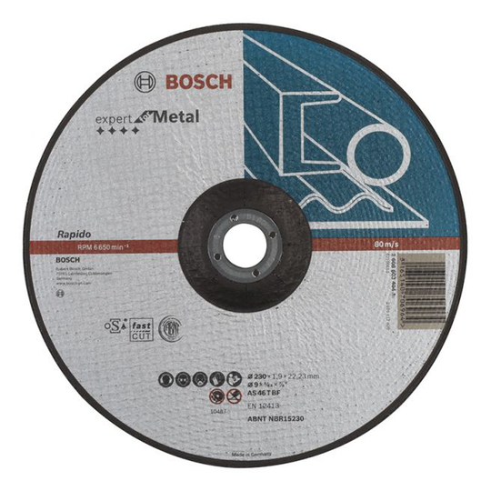 Bosch Skæreskive Exp Metal 230x1,9mm Krøp - 2608603404