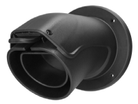 DELTACO e-Charge, holder for type 2 connector, angled