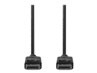 Nedis - DisplayPort kabel - DisplayPort (han) til DisplayPort (han) - DisplayPort 1.2 - 3 m - rund, 4K support - sort
