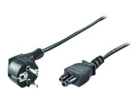 Microconnect Strømkabel - 'Mickey Mouse' - IEC 320 EN 60320 - 1 m - sort